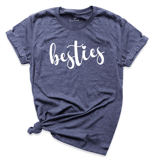Bestie Shirt Navy - Greatwood Boutique