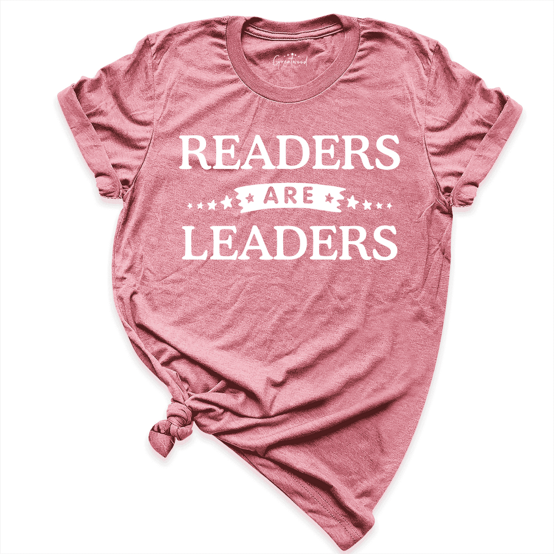 Readers Are Leaders Shirt Mauve - Greatwood Boutique