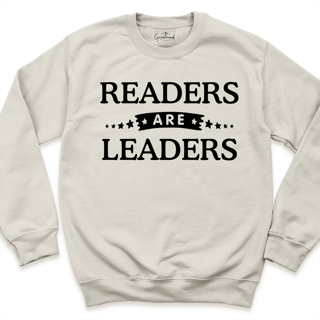 Readers Are Leaders Shirt Sand - Greatwood Boutique