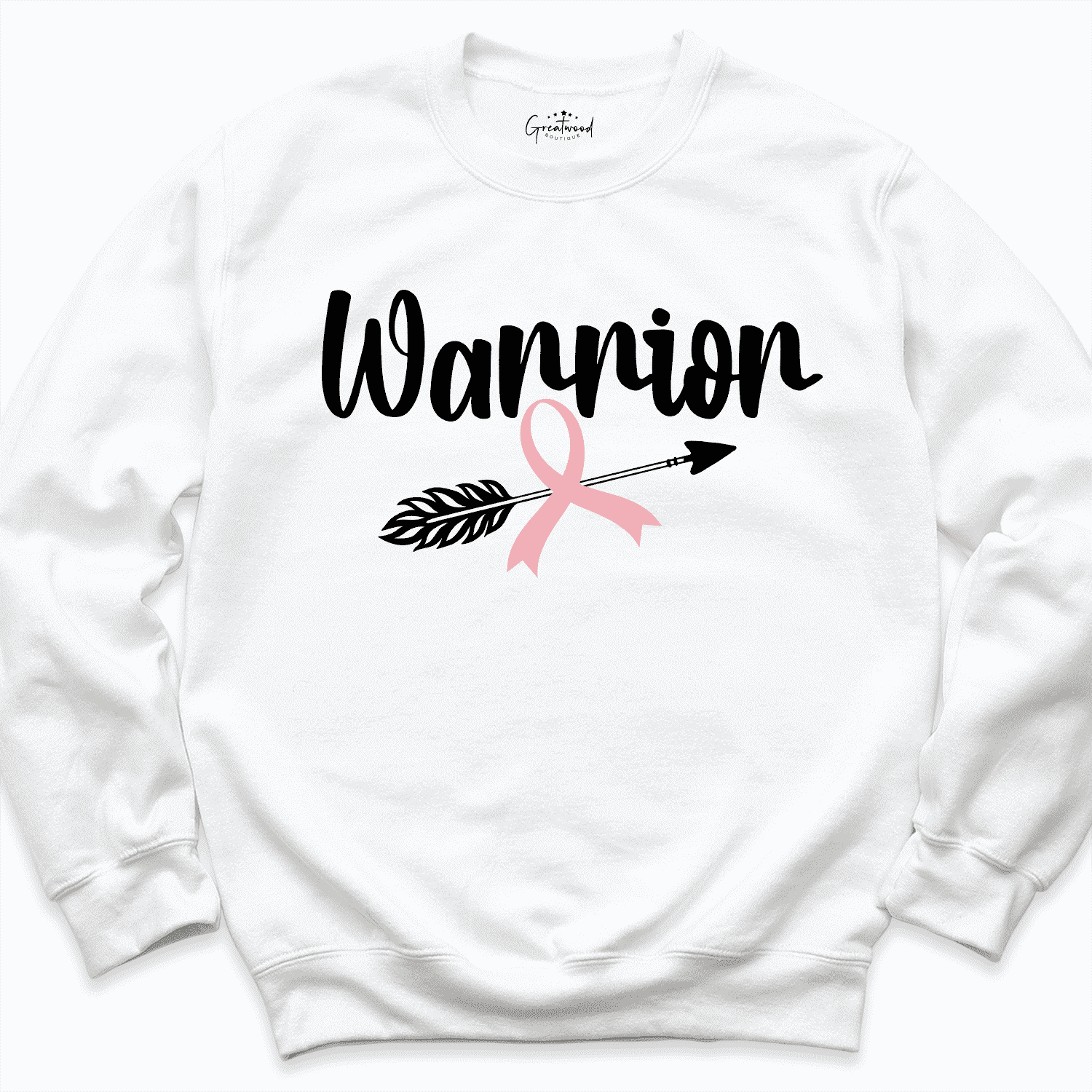 Warrior Sweatshirt White - Greatwood Boutique