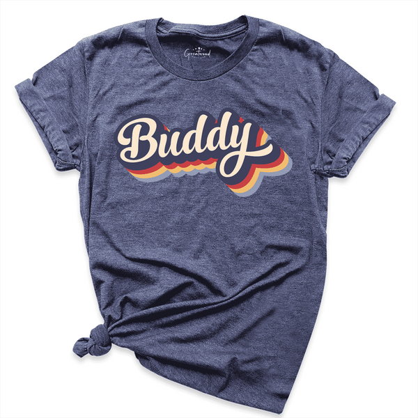 Retro Buddy Shirt Navy - Greatwood Boutique