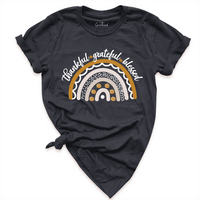 Thankful & Grateful & Blessed Rainbow Shirt