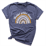 Thankful & Grateful & Blessed Rainbow Shirt