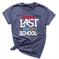 Last Day of School Shirt Navy - Greatwood Boutique