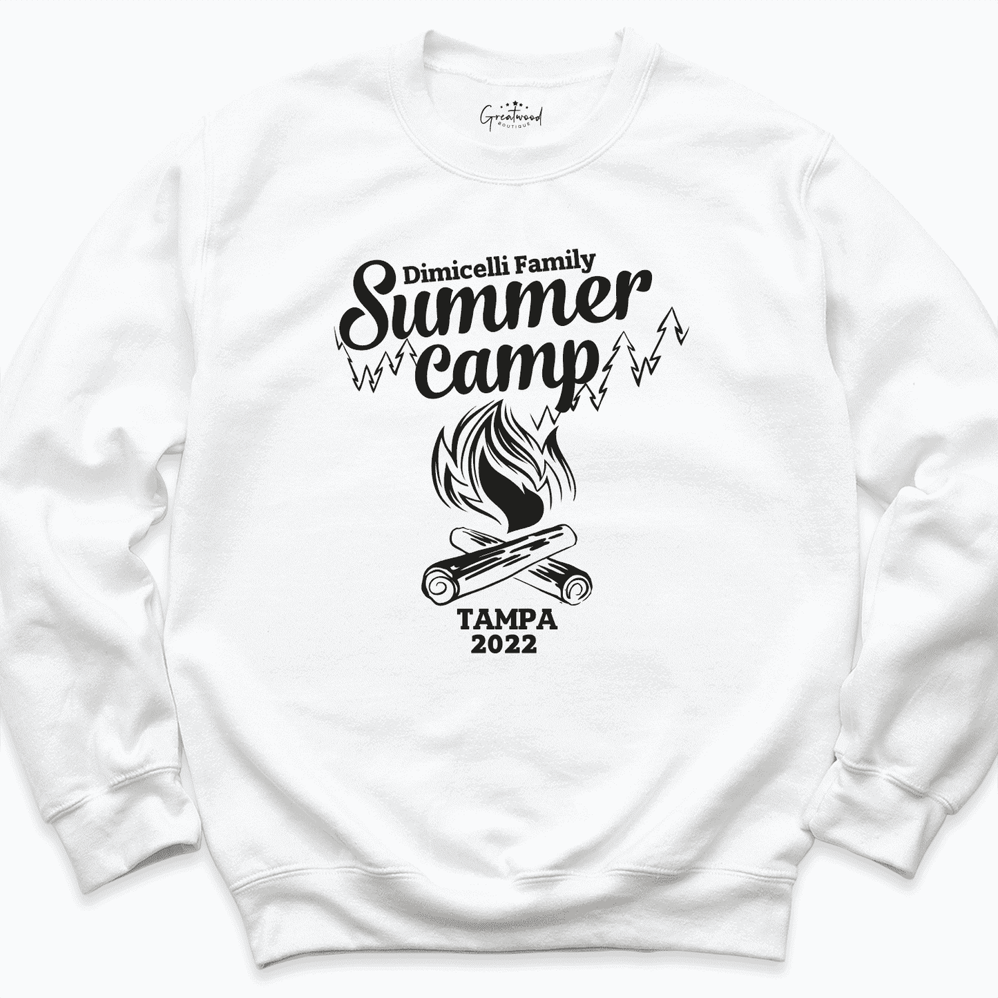 Summer Camp Sweatshirt White - Greatwood Boutique