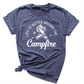 Life Is Better Around The Campfire Camping Shirt Navy - Greatwood Boutique