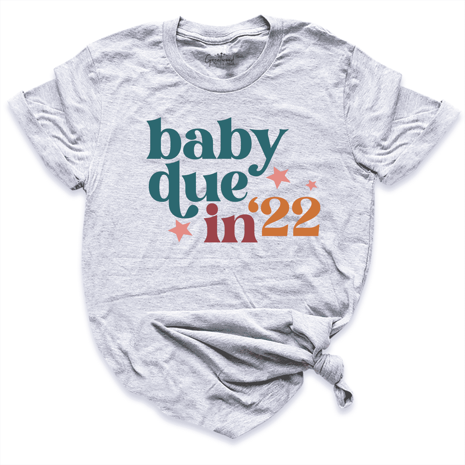 Baby Due in 22' Shirt Grey - Greatwood Boutique