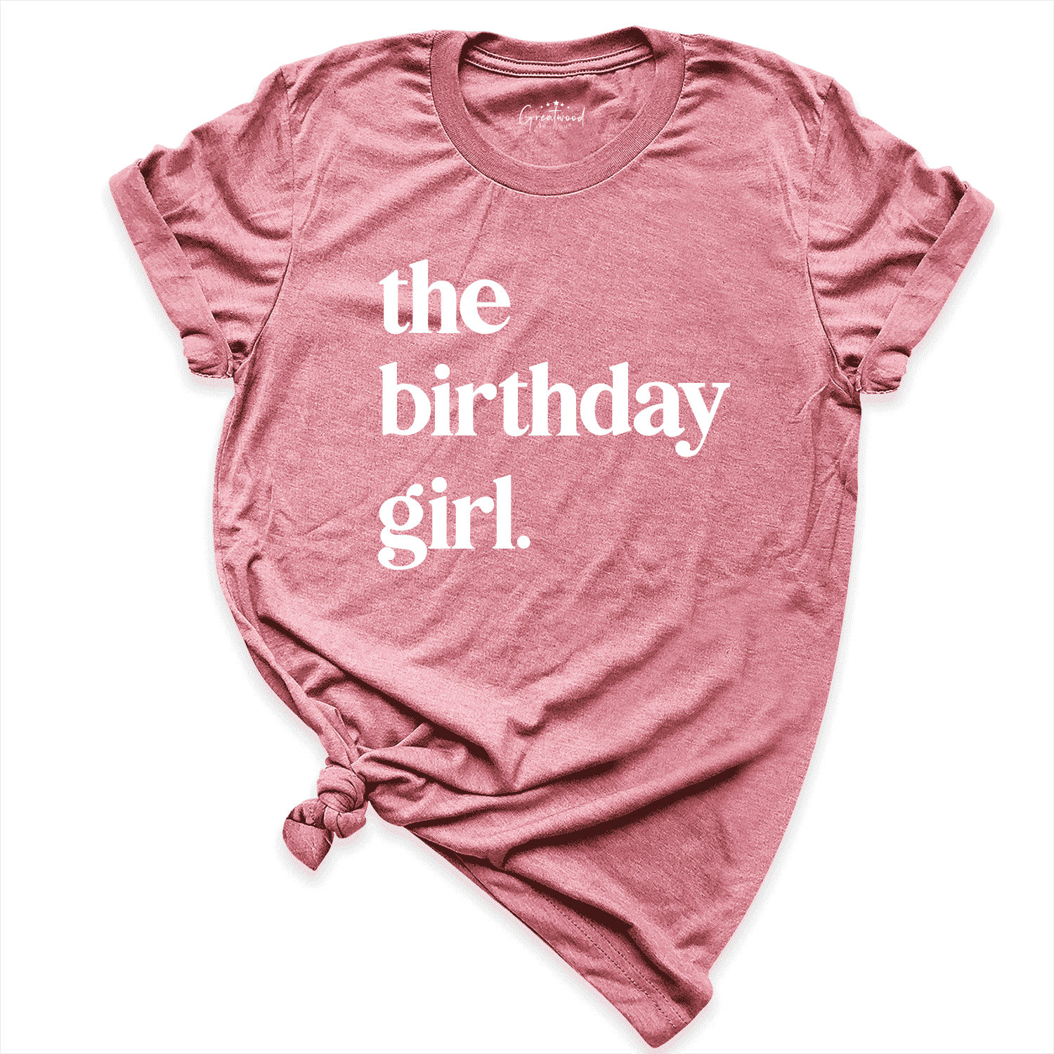 The Birthday Girl Shirt Mauve - Greatwood Boutique