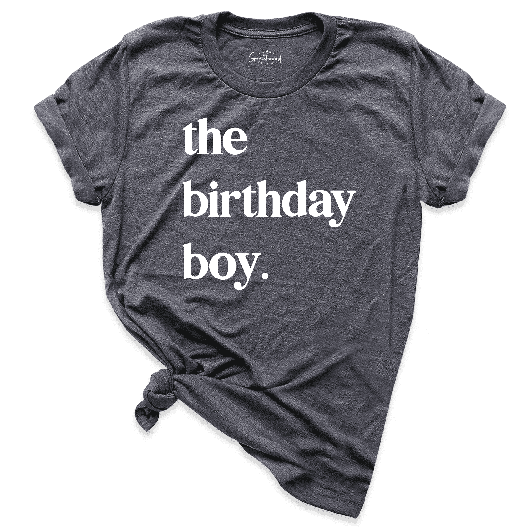 The Birthday Boy Shirt D.Grey - Greatwood Boutique