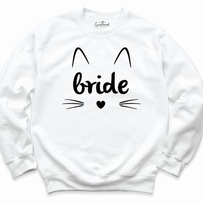 Cat Bride Sweatshirt White - Greatwood Boutique