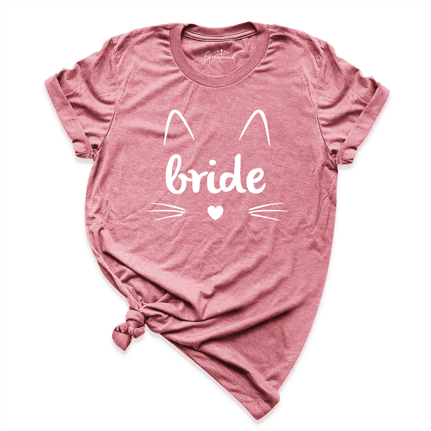 Cat Bride Shirt Mauve - Greatwood Boutique