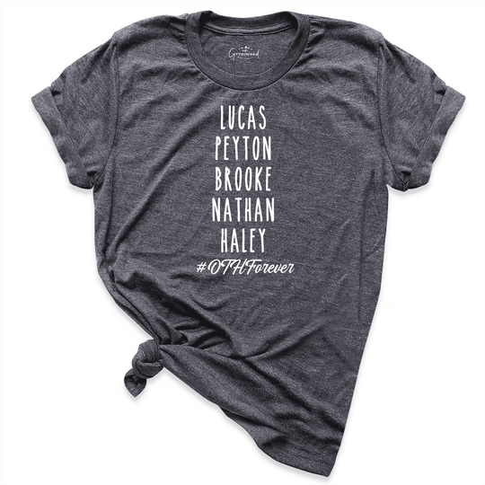 Lucas Nathan Haley Brooke Peyton Shirt D.Grey - Greatwood Boutique