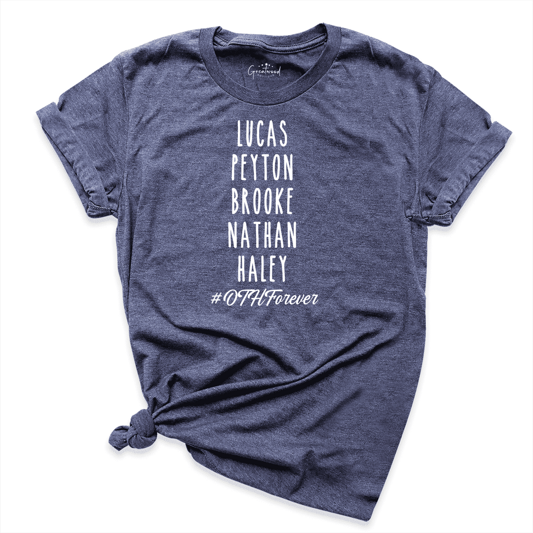 Lucas Nathan Haley Brooke Peyton Shirt Navy - Greatwood Boutique