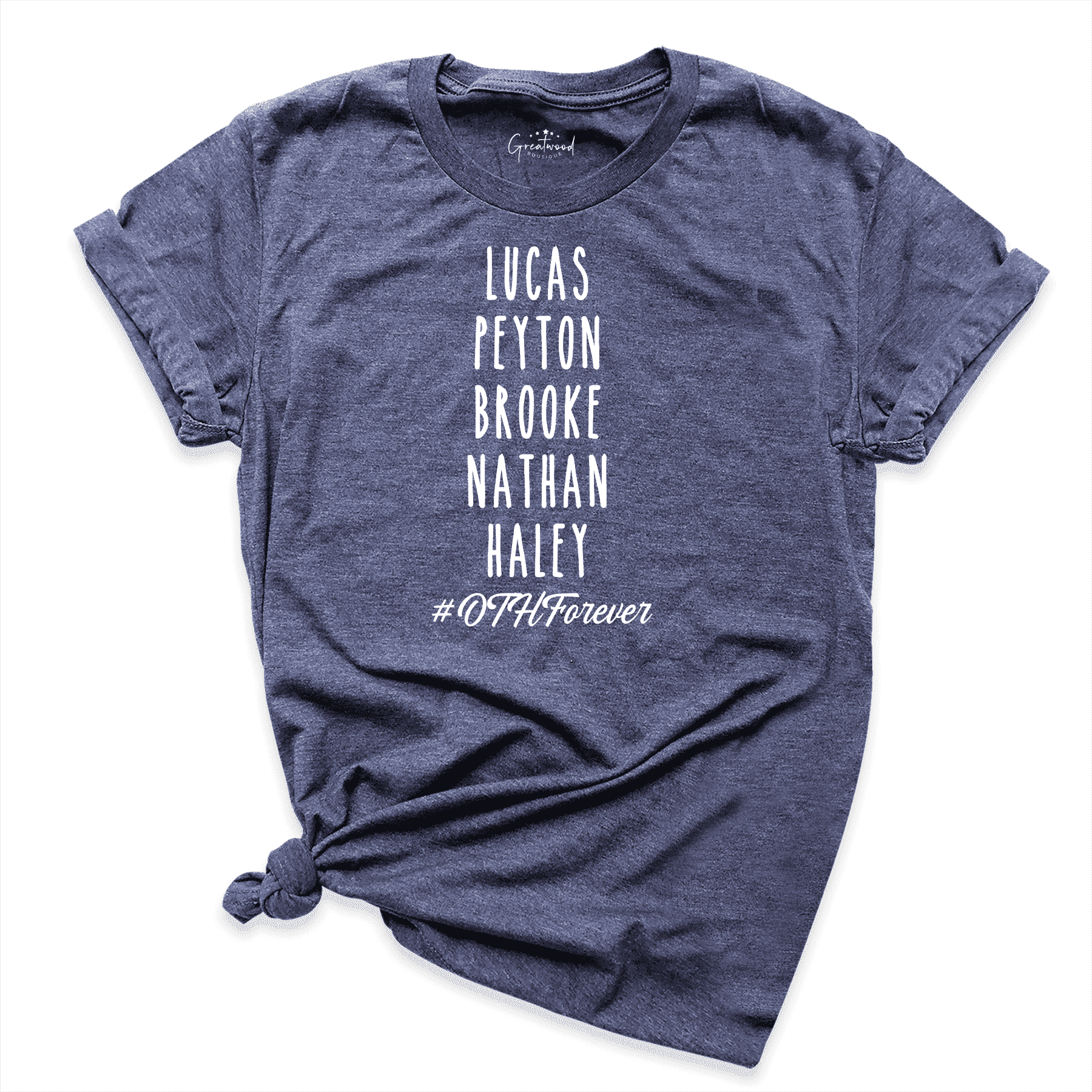 Lucas Nathan Haley Brooke Peyton Shirt Navy - Greatwood Boutique