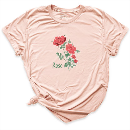 Rose Shirt Peach - Greatwood Boutique
