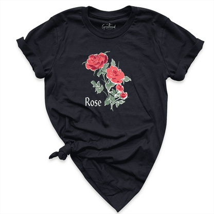 Rose Shirt Black - Greatwood Boutique