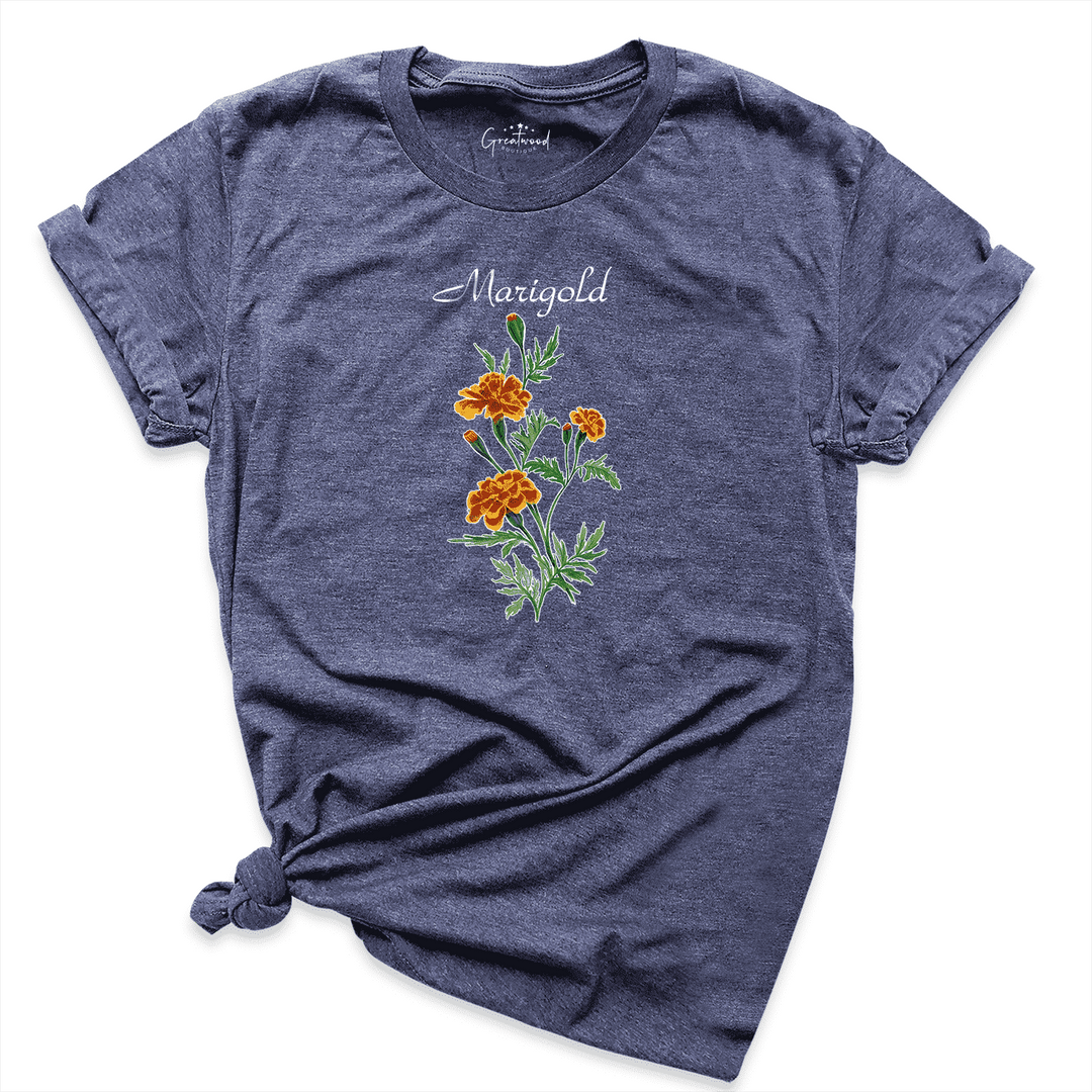 Marigold Shirt Navy - Greatwood Boutique