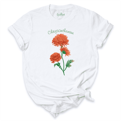 Chrysanthemum Shirt White - Greatwood Boutique