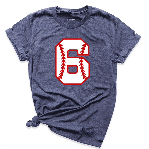 Softball  Numbers Shirt Navy - Greatwood Boutique