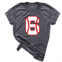 Softball  Numbers Shirt D.Grey - Greatwood Boutique