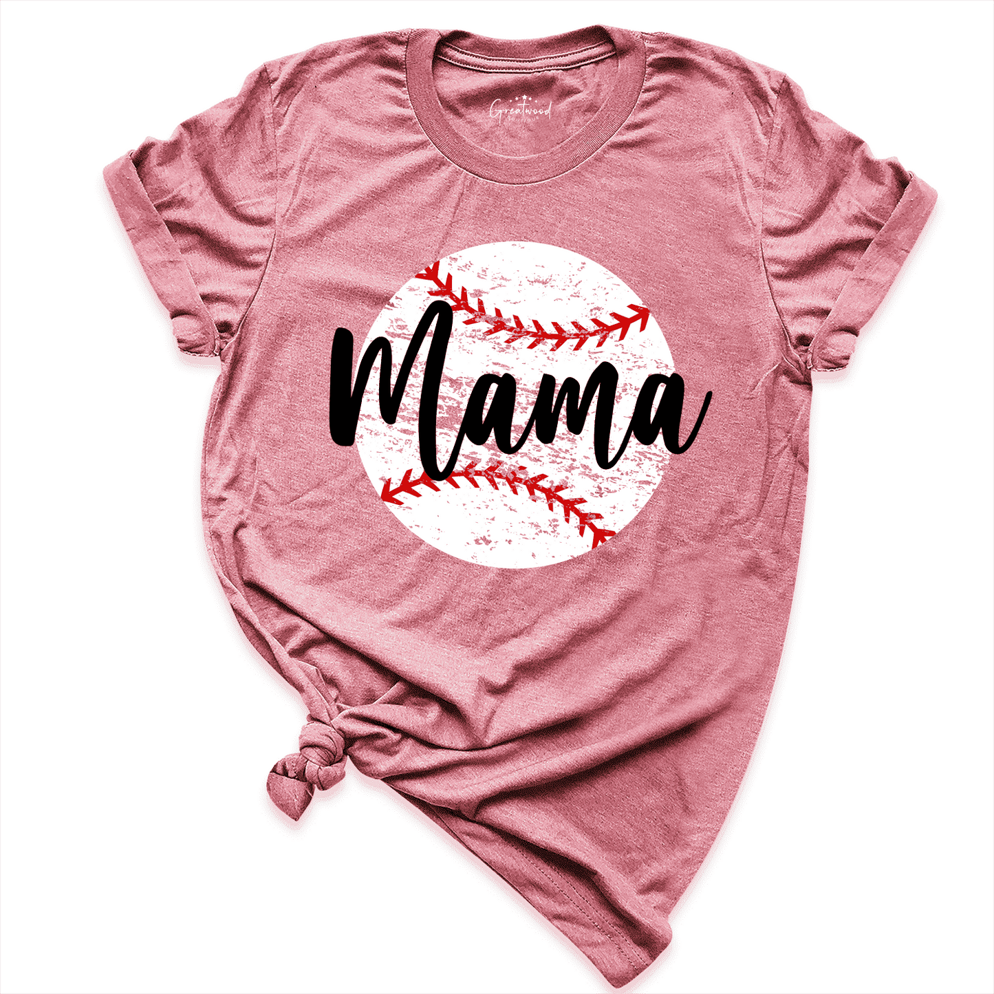 Baseball Mom Shirt Mauve - Greatwood Boutique