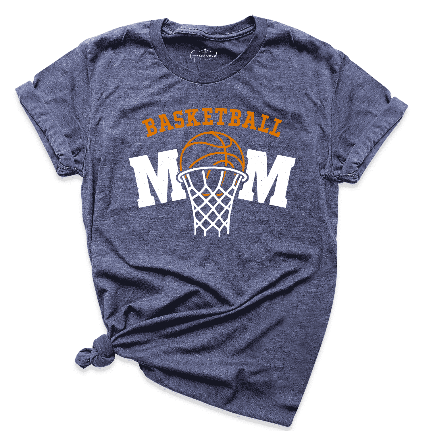 Basketball Mom Shirt Navy - Greatwood Boutique