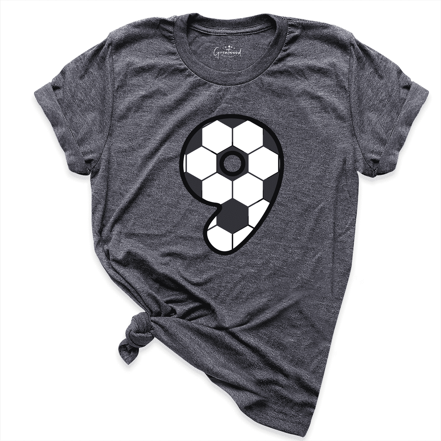 Soccer Shirt D.Grey - Greatwood Boutique
