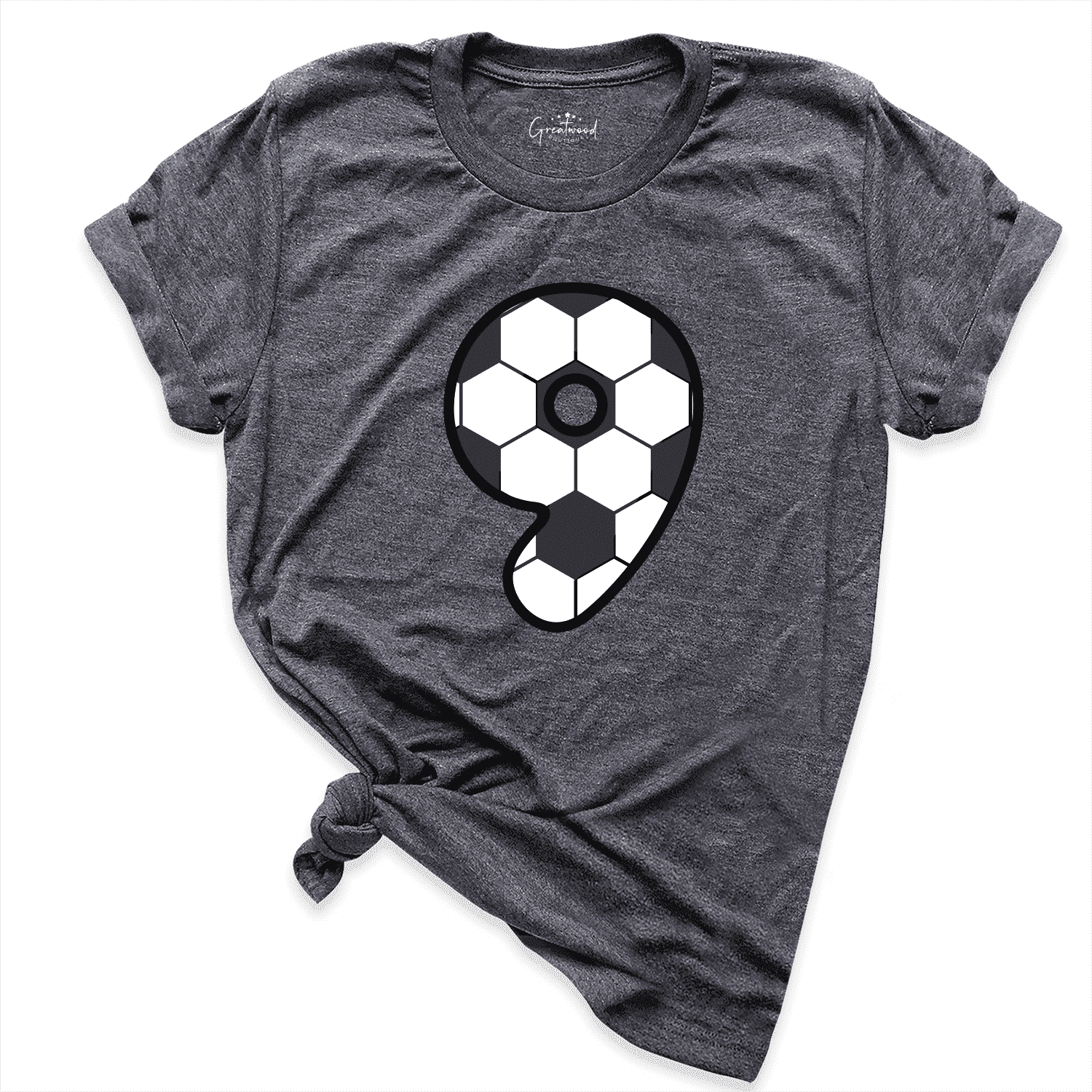 Soccer Shirt D.Grey - Greatwood Boutique
