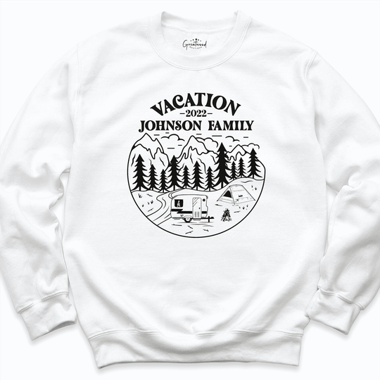 Custom Family Camping Trip Shirt White - Greatwood Boutıque