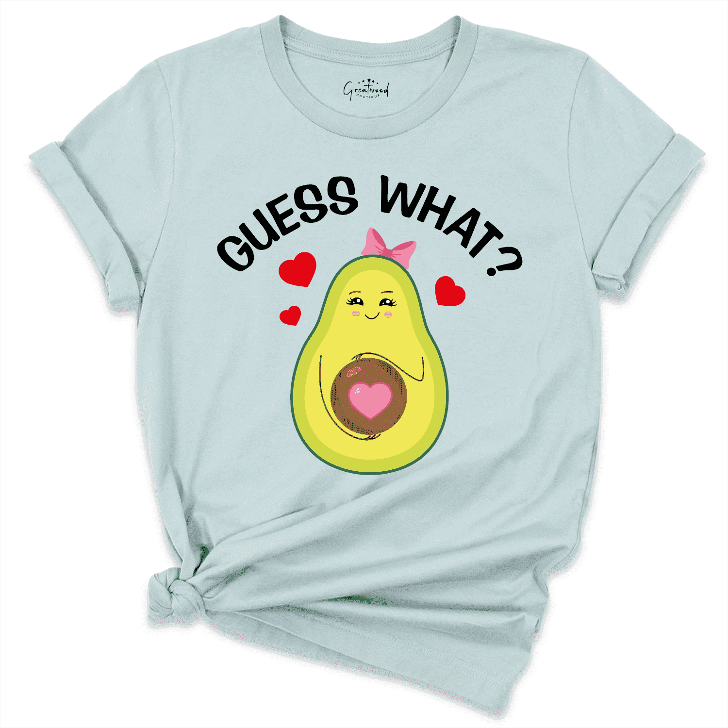 Ques What Avocado Family Shirt Blue - Greatwood Boutique