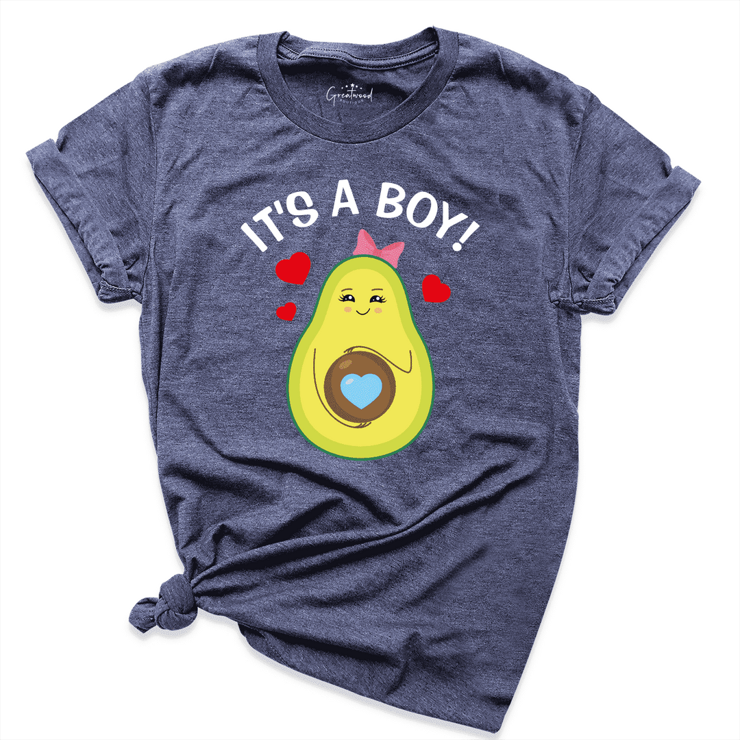 Ques What Avocado Family Shirt Navy - Greatwood Boutique