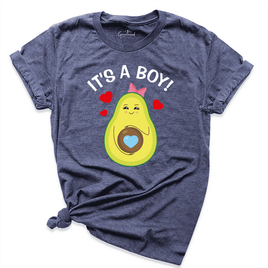 Ques What Avocado Family Shirt Navy - Greatwood Boutique