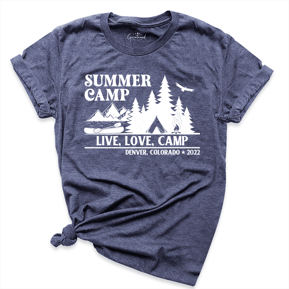 Custom Vacation Shirt Navy - Greatwood Boutique