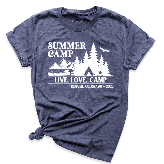 Custom Vacation Shirt Navy - Greatwood Boutique