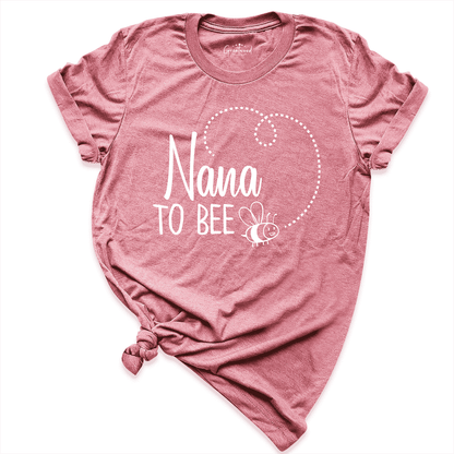 Nana To Bee Shirt Mauve - Greatwood Boutique