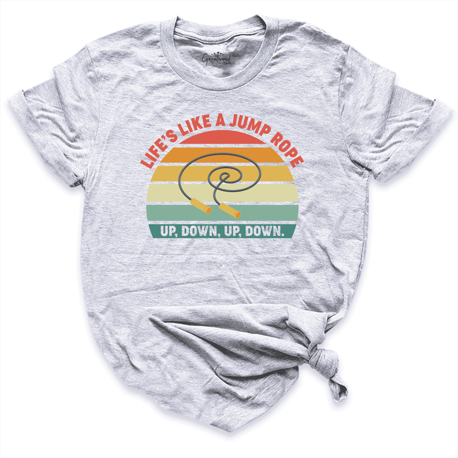 Jump Rope Shirt Grey - Greatwood Boutique