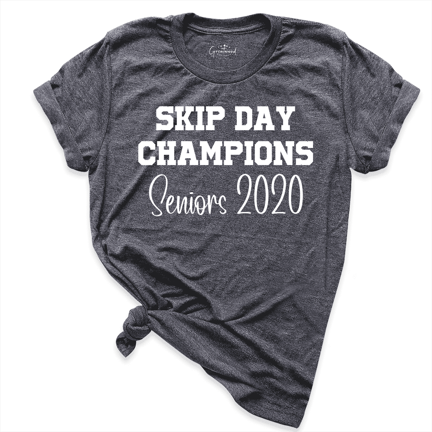 Skip Day Champions Seniors Shirt D.Grey - Greatwood Boutique