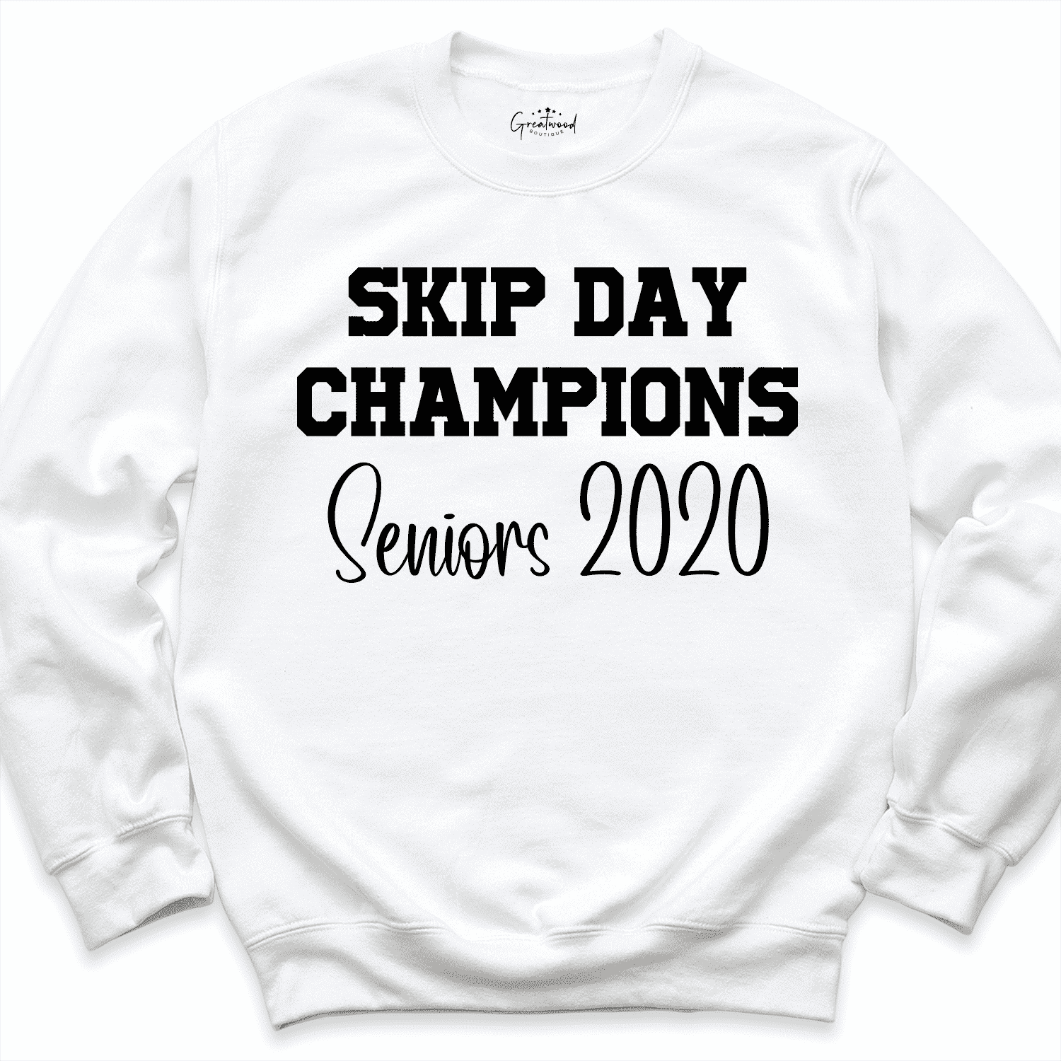 Skip Day Champions Seniors Shirt White - Greatwood Boutique