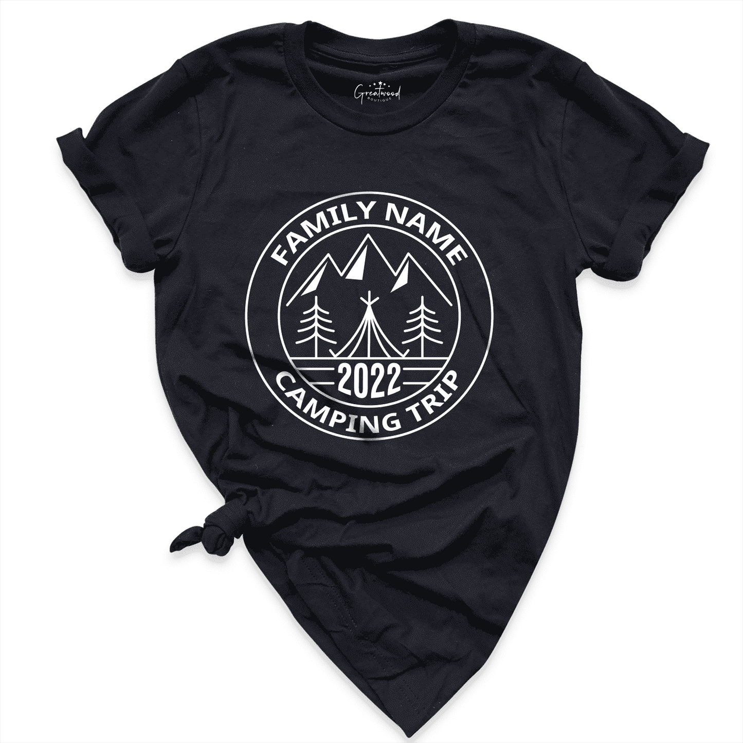 Custom 2022 Camping Shirt Black - Greatwood Boutique