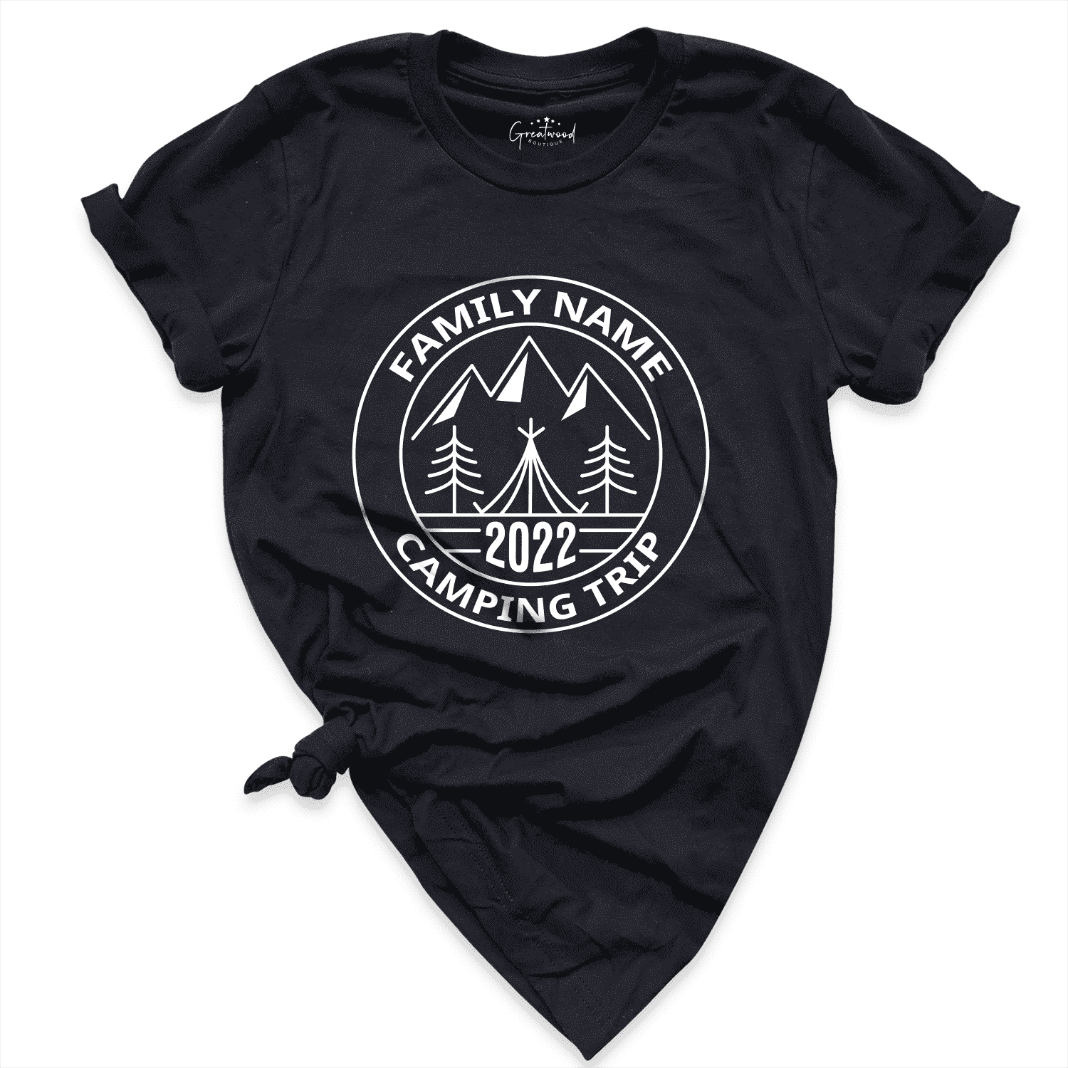 Custom 2022 Camping Shirt Black - Greatwood Boutique