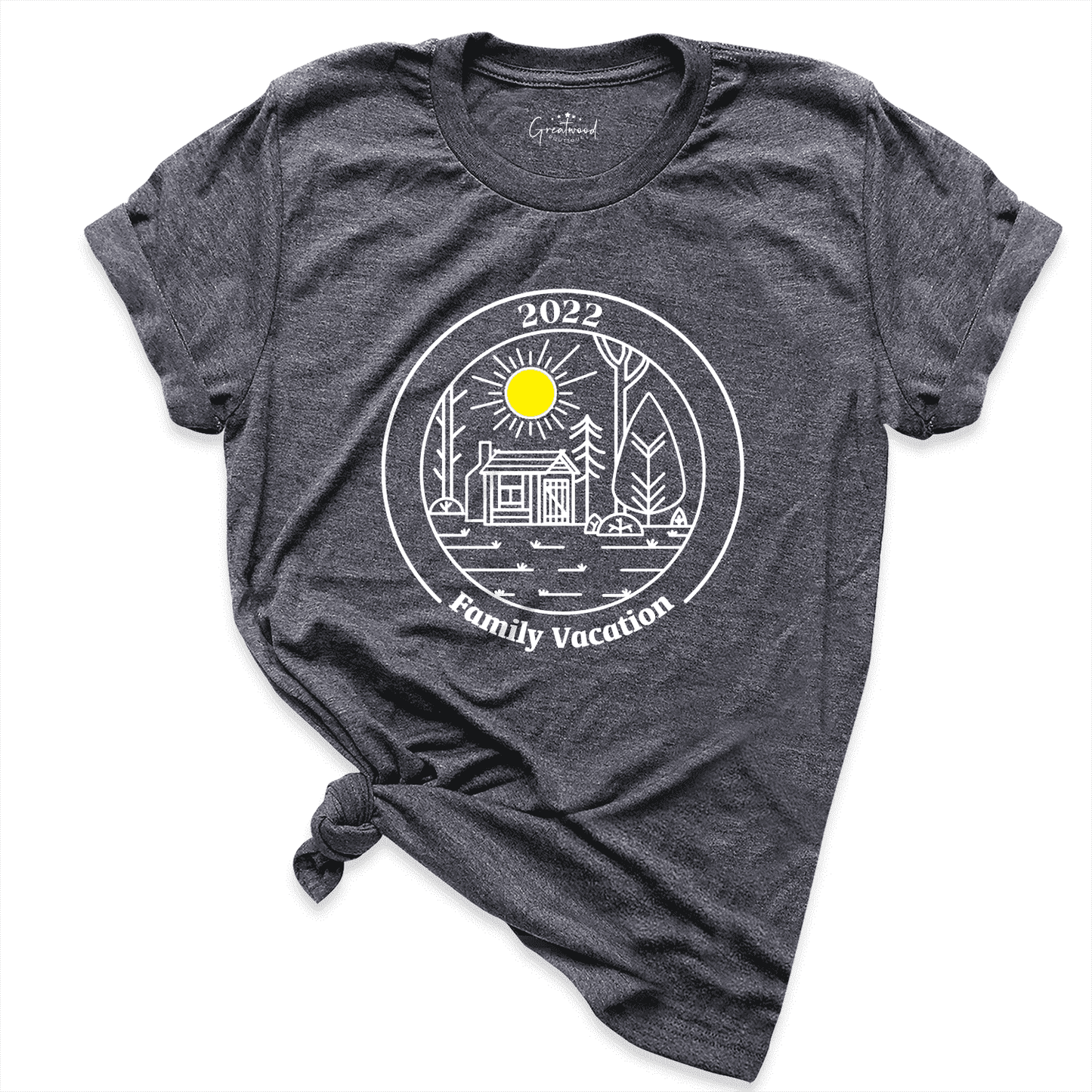 Family Vacation 2022 Shirt D.Grey - Greatwood Boutique