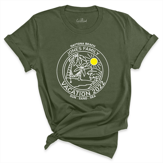 Custom Family Camping Trip Shirt Green - Greatwood Boutique