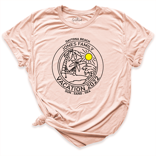 Custom Family Camping Trip Shirt Peach - Greatwood Boutique