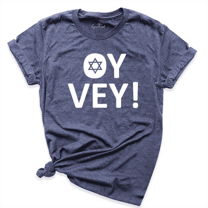 Oy Vey Shirt Navy - Gretwood Boutique