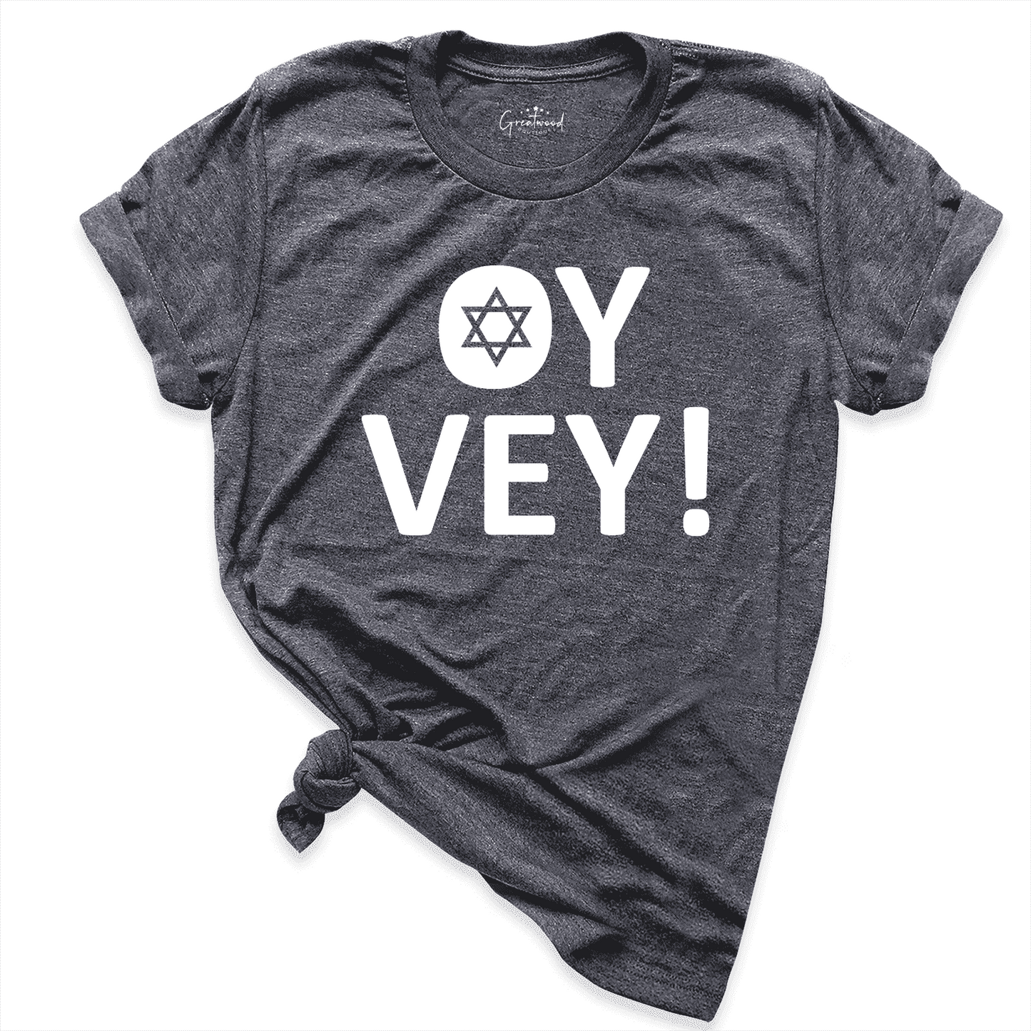 Oy Vey Shirt D.Grey - Gretwood Boutique