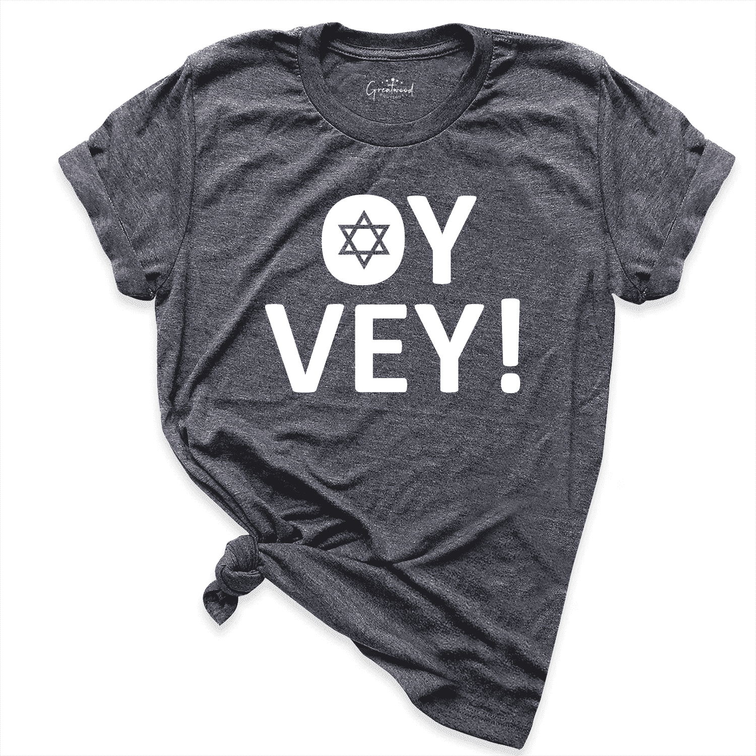 Oy Vey Shirt D.Grey - Gretwood Boutique