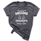 What an Awesome Grandpa Shirt D.Grey - Greatwood Boutique