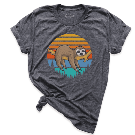 Funny Sloth Shirt D.Grey - Greatwood Boutique