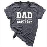Custom Dada Gift Shirt D.Grey - Greatwood Boutique