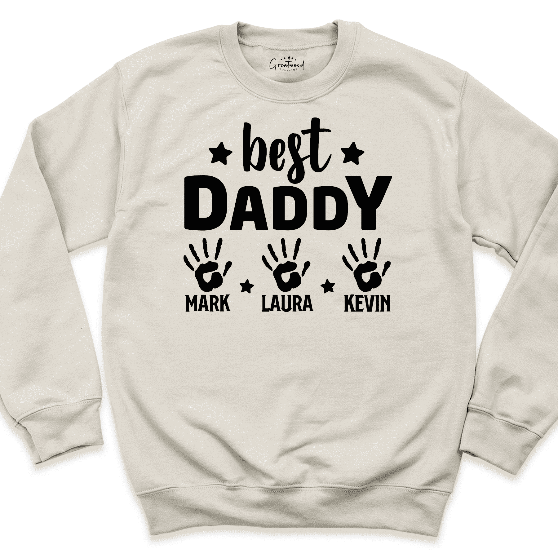 Best Daddy Custom Shirt Sand - Greatwood Boutique